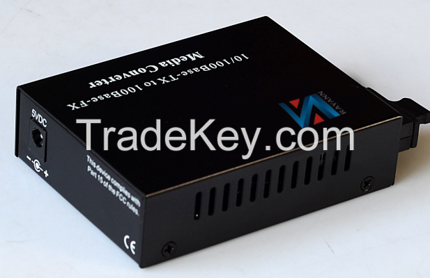 100M duplex fiber Media converter