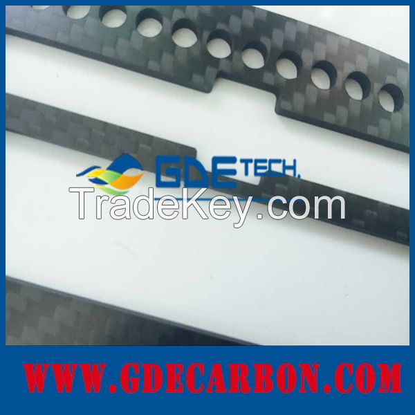 Drone carbon fiber CNC cutting parts, custom made 3k carbon fiber sheet