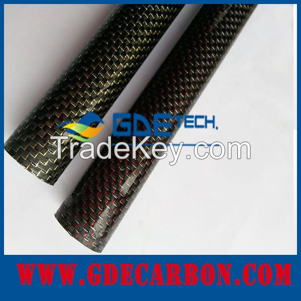 Color Carbon Fiber Tube, Carbon Fiber Tubing, Carbon Fiber Tube, 3K Carbon Fiber Tube