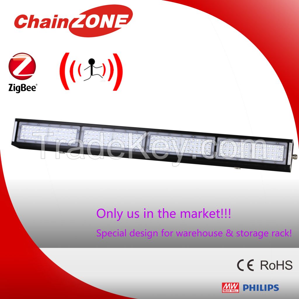 led linear high bay led aisle light