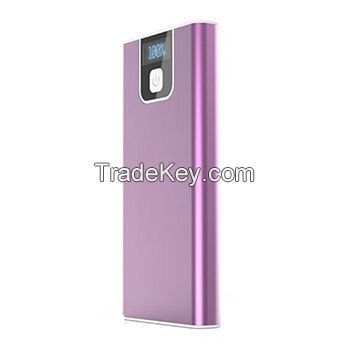 PT-164 10000mAh LED Display Metal Power Bank