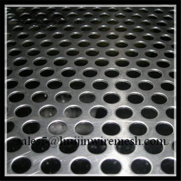 huijin factory round hole perforated metal mesh/decorative perforated metal mesh