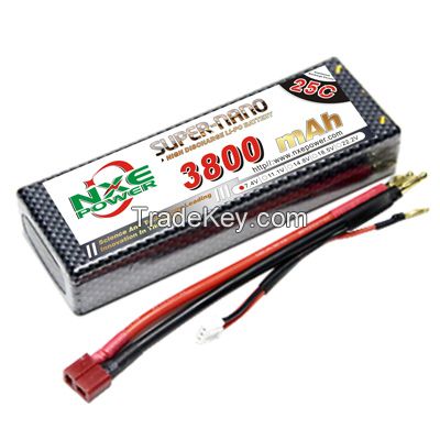 NXE3800mAh-35C-11.1V Hardcase RC Car Battery