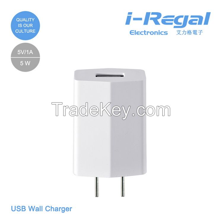 i-Regal IRG-UW25 Fashion Diamond shape US pin available USB wall charger