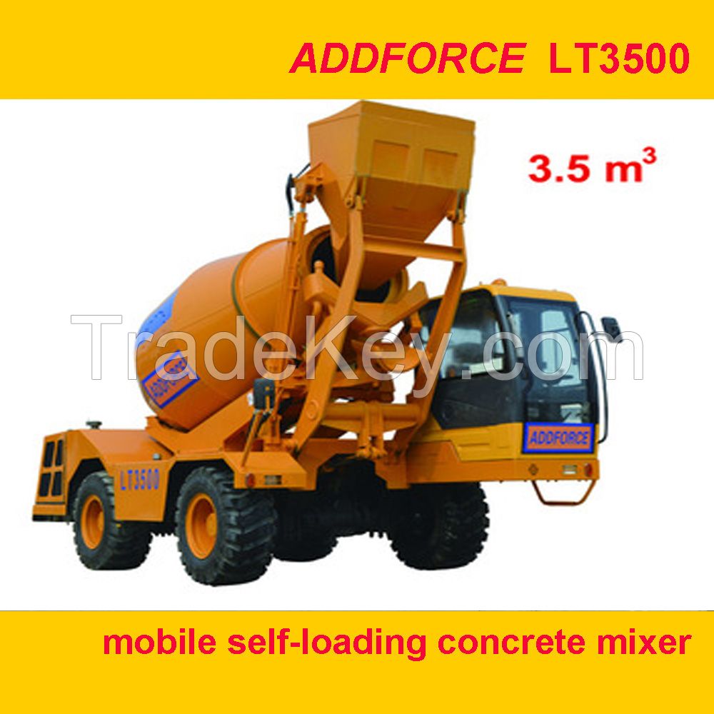 ADDFORCE 3.5 m3 mobile self-loading concrete mixer