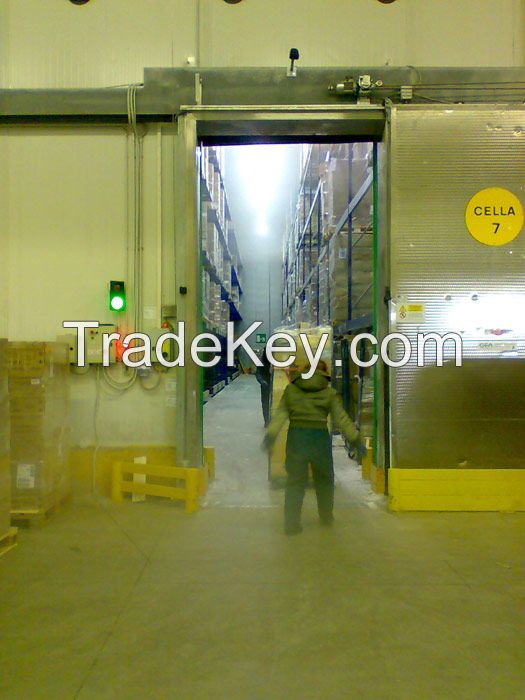 Clean room high speed pvc freezer door