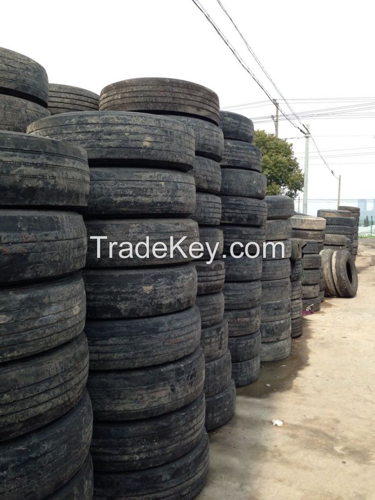 Truck Bus Trailer Radial Bias Used Tires Tyres Casing 12R20