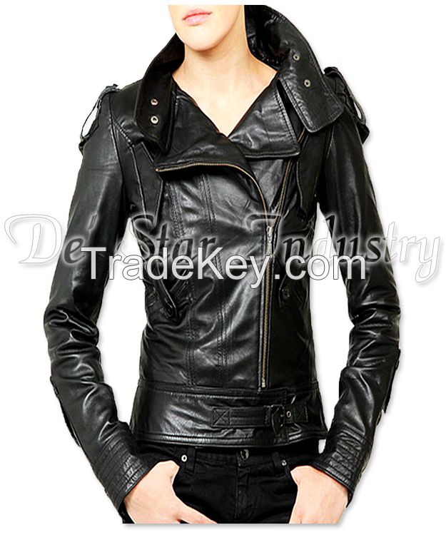 Women Fashion Leather Jackets