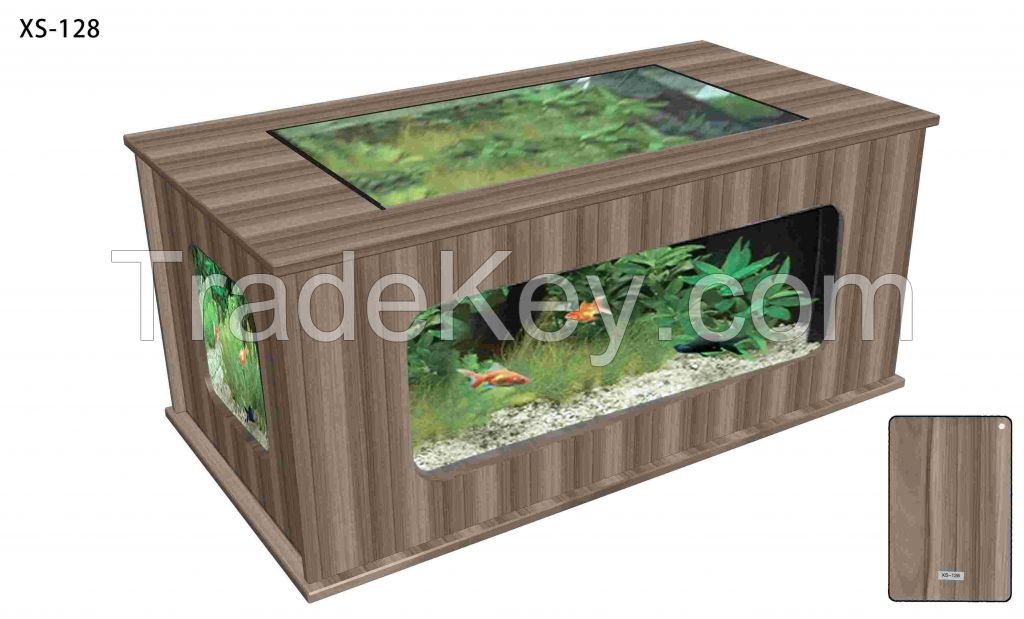 Painting frame table aquarium