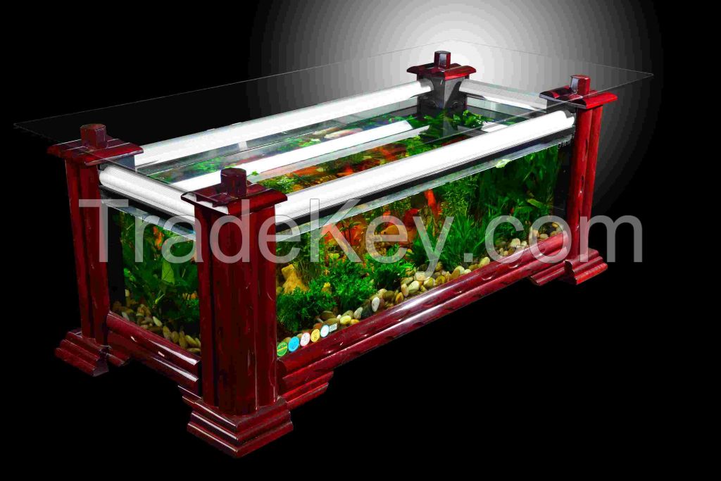 Painting frame table aquarium