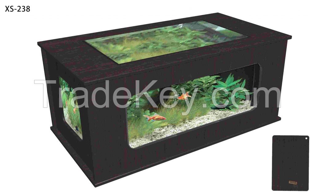 Painting frame table aquarium