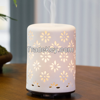 Aromatherapy Essential Oil Diffuser white ceramic Aroma Diffuser 