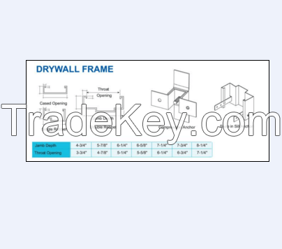 UL WH intertek FM steel fire rated hollow metal door frame knock down welded