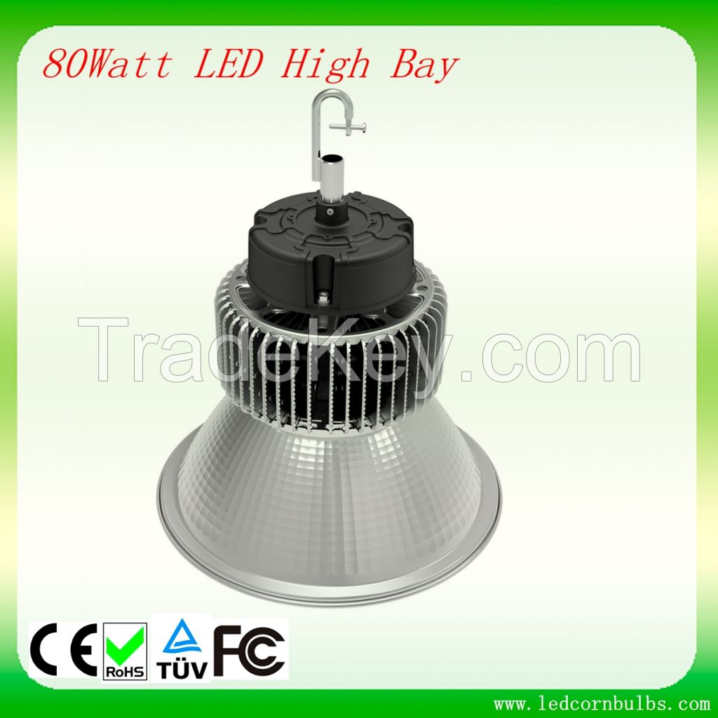 IP65 80W LED high bay lightï¼ CE & RoHS certifiedï¼3 years warranty