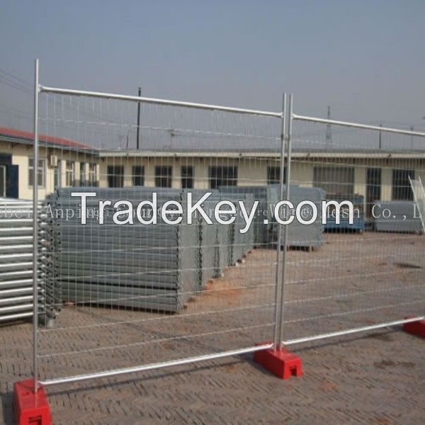 customized steel galvanized temporary fence