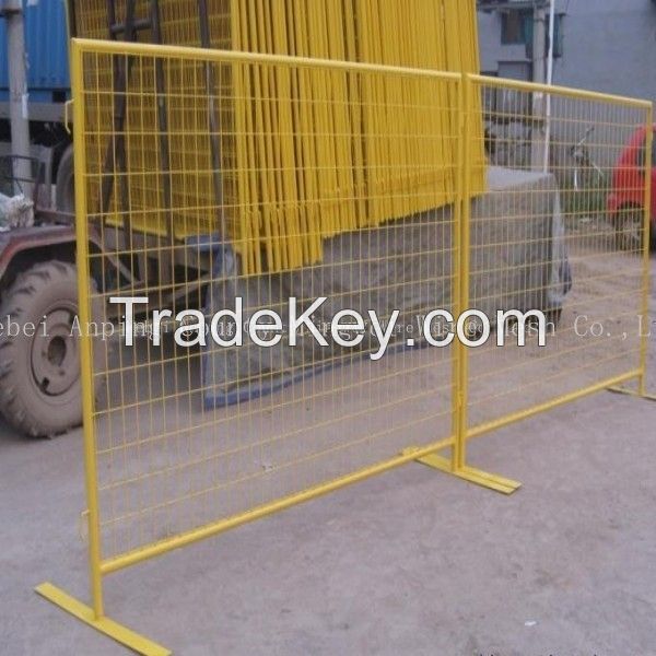 customized steel galvanized temporary fence