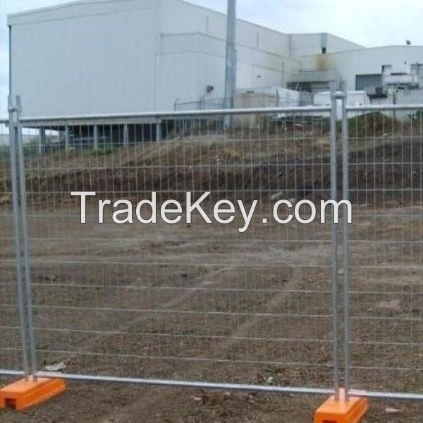 customized steel galvanized temporary fence