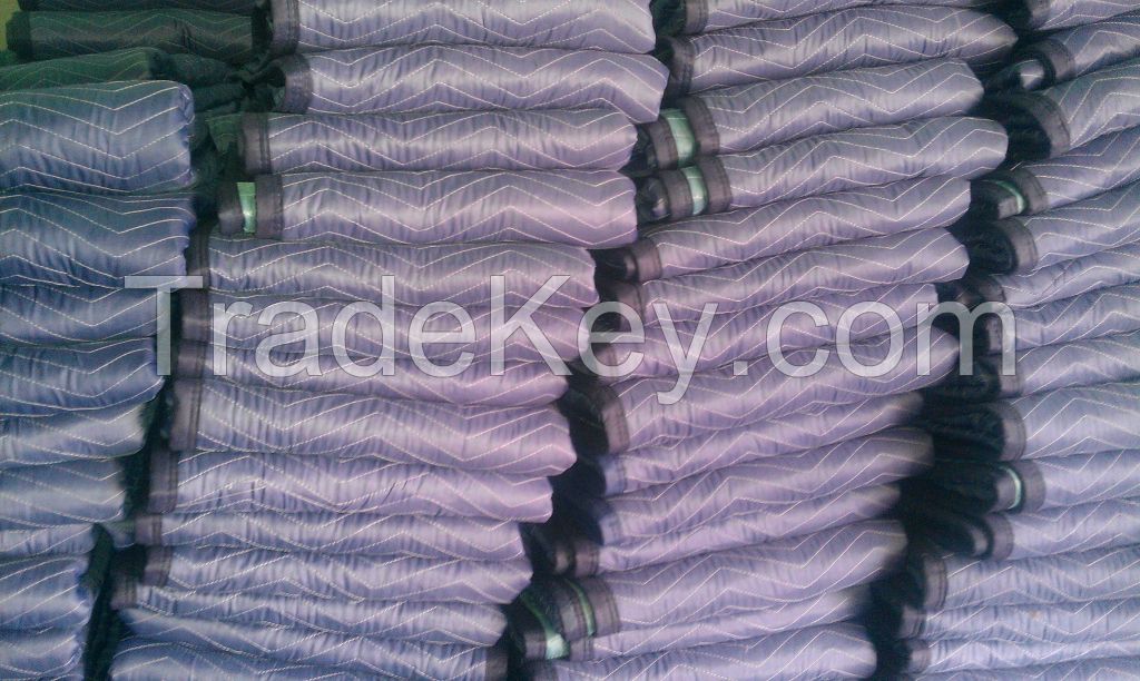 polyester woven furniture blanket/moving blanket/furniture pad/moving pad