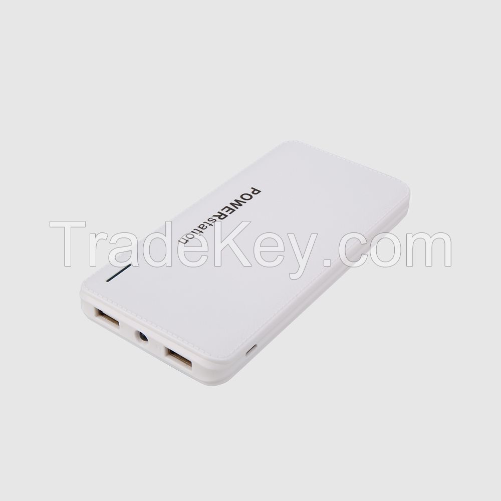 New Arrival usb Output External Battery 10000mah Power Bank