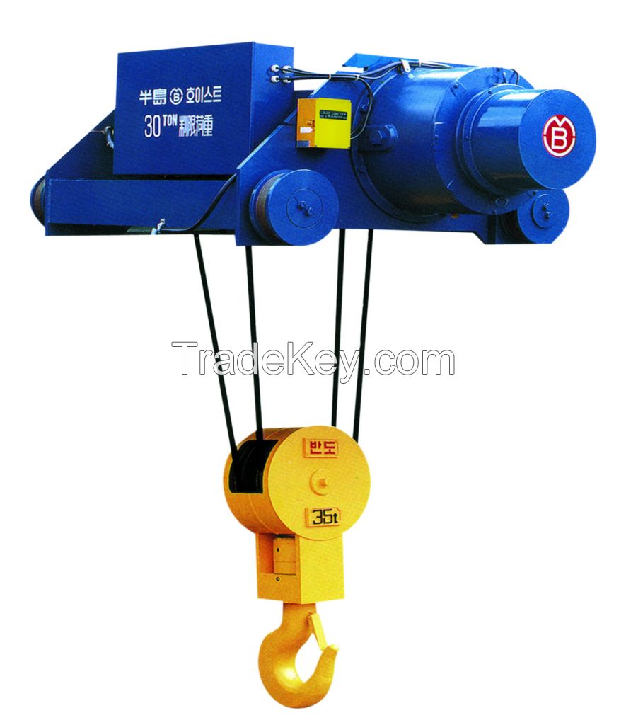 Electric wire rope hoist