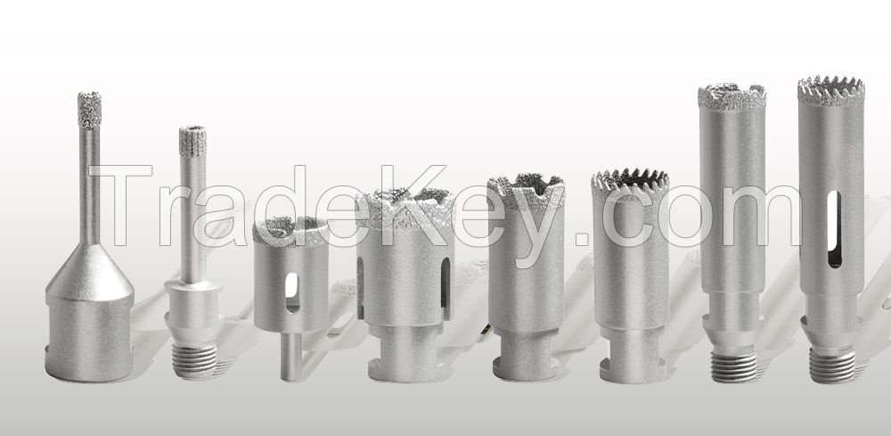Diamond Brazed Core Drill bits for drilling concrete stones or ceramic