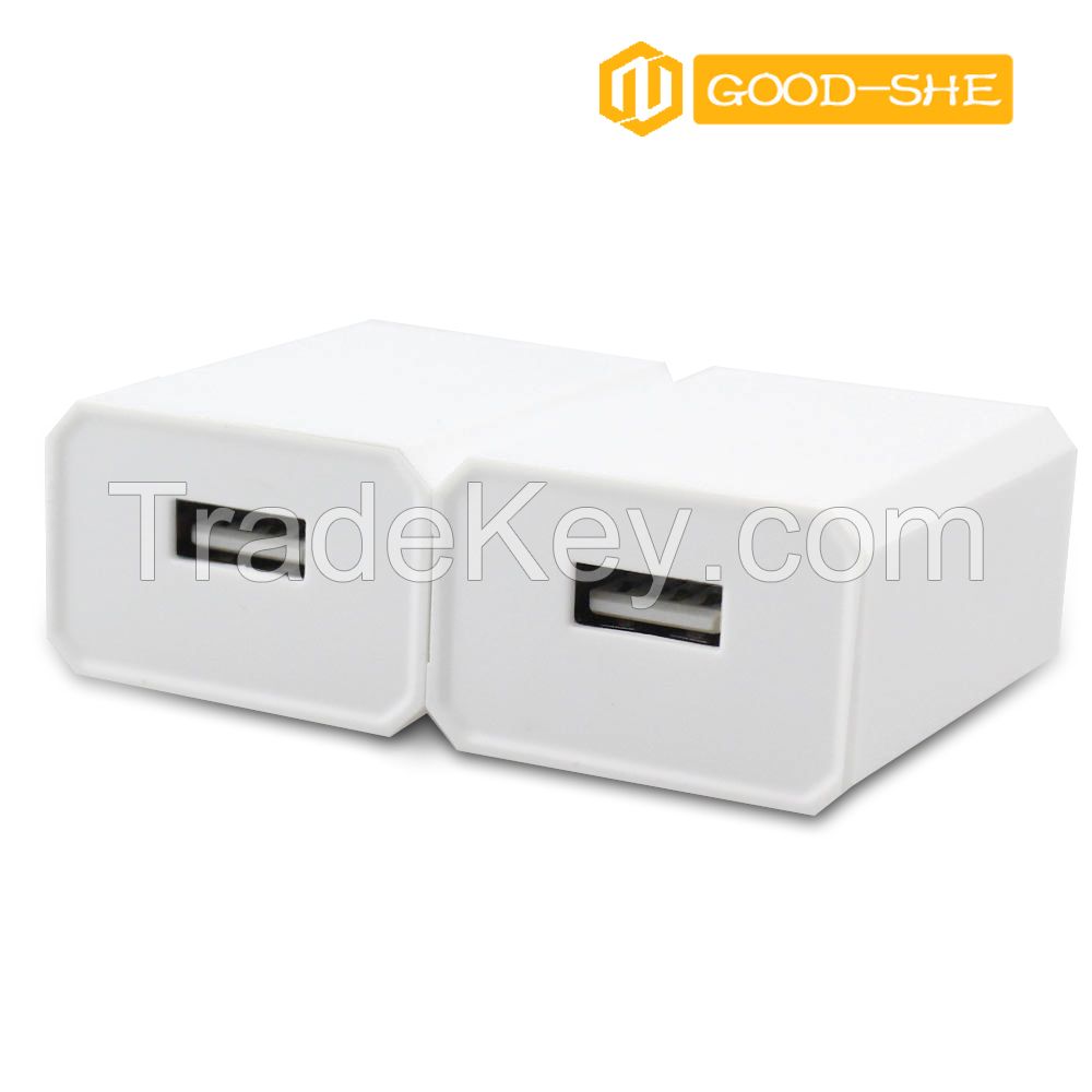 high quality charger USB plug EU used 5V1A power adapter