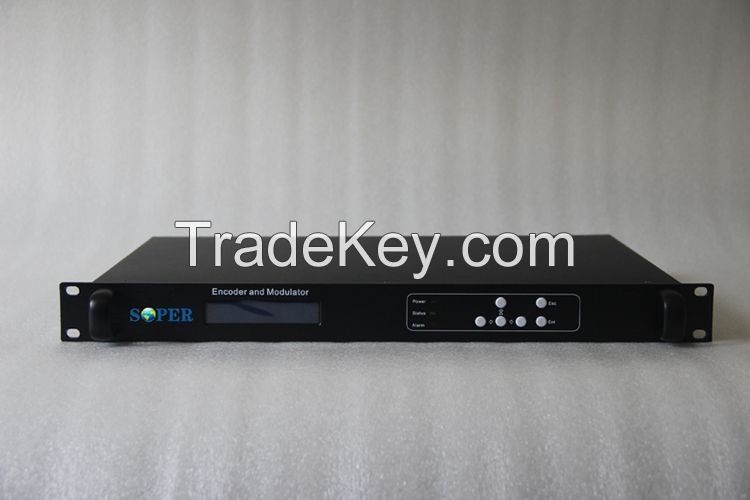 4 Channel CVBS Encoder MPEG-2 Encoder Digital TV Hend-end CS-10401