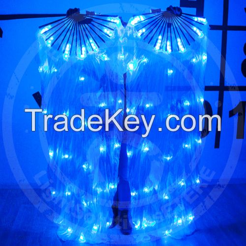 LED Fan Veils 50 LEDs for belly dance 