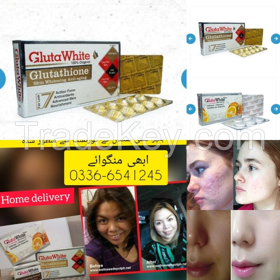 SKIN WHITENING GLUTA WHITE TABLET IN PAKISTAN 03366541245