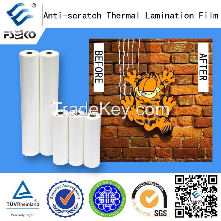 Anti Scratch Protection Film for Hot Laminating