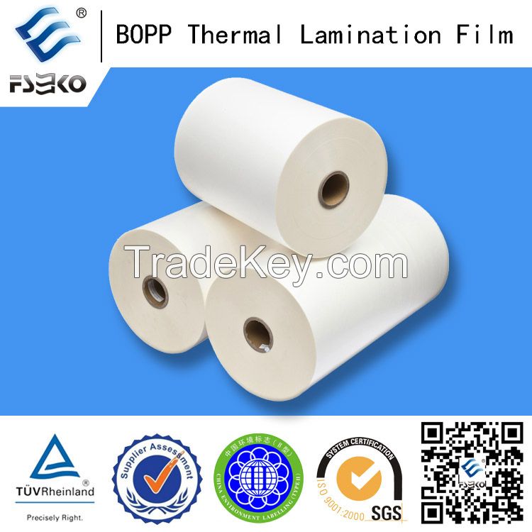 25mic BOPP Glossy Themal Laminating Film for Box Coating