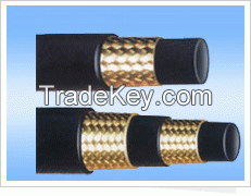 High pressure wire braided rubber hose