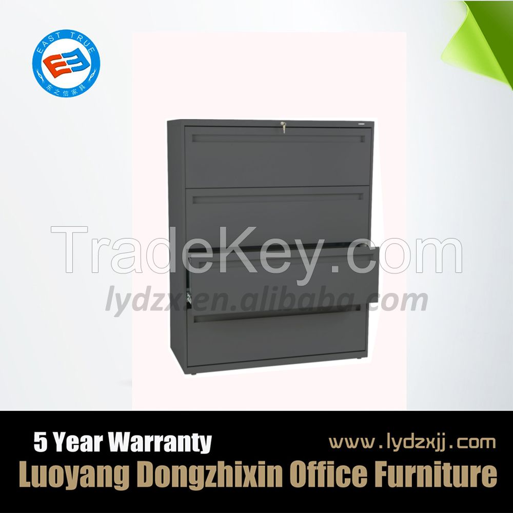 High quality office use steel 2 3 4 drawer lateral file cabinet