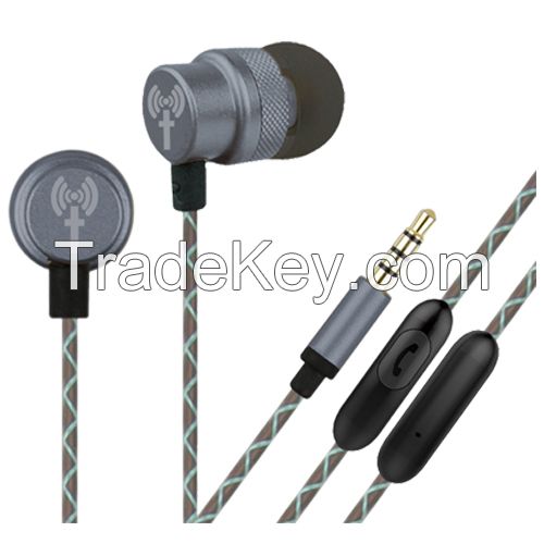 TechMate Metal EarPhone with Mic