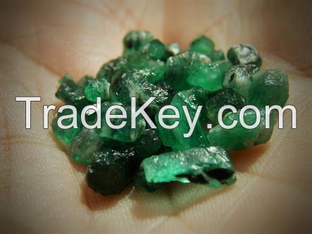 Rough Emeralds