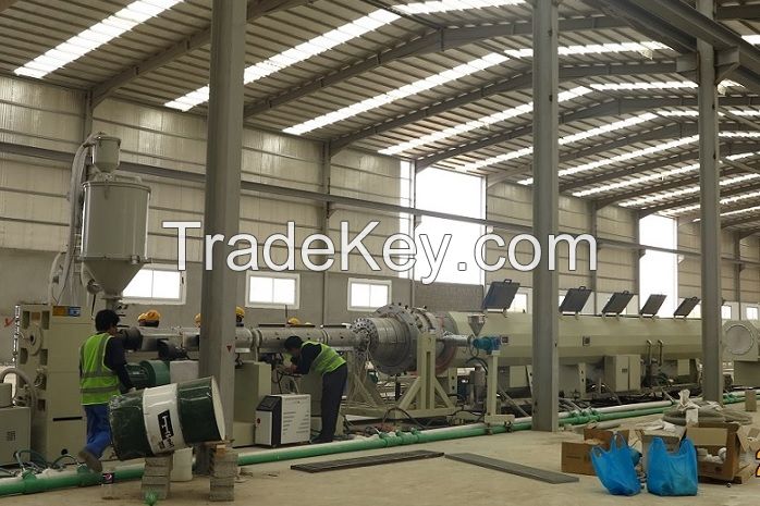 HDPE water&amp;gas supply pipe extrusion line