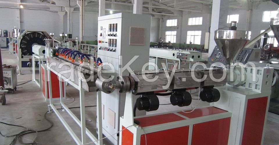 PVC fiber reinforced hose production line