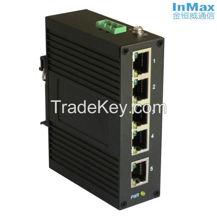 network switch 5 Port Unmanaged Industrial Ethernet Switch-- i305B