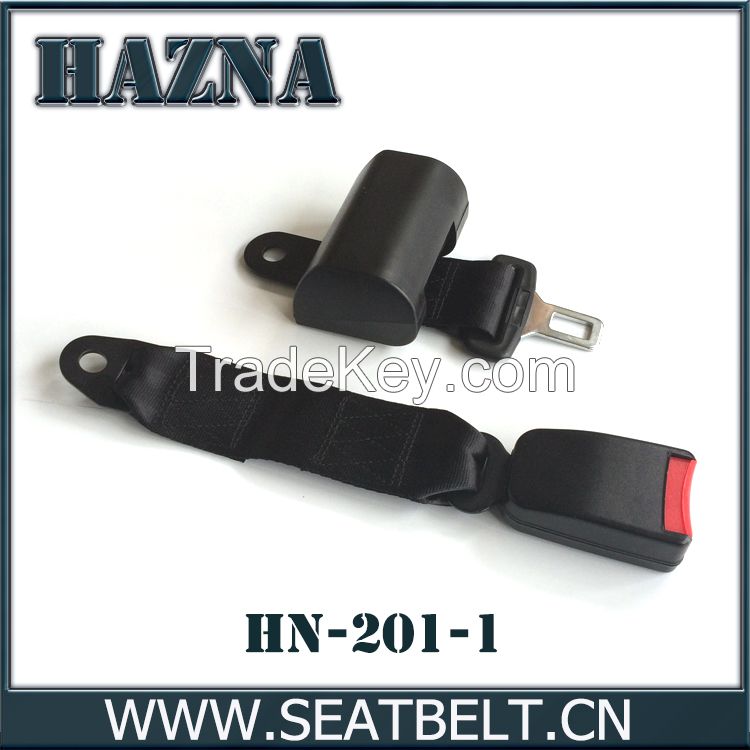 Automobile two point retractable alr seat belt safety belt