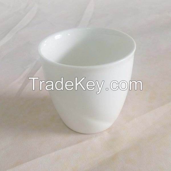 White Porcelain Cups Without A Handle