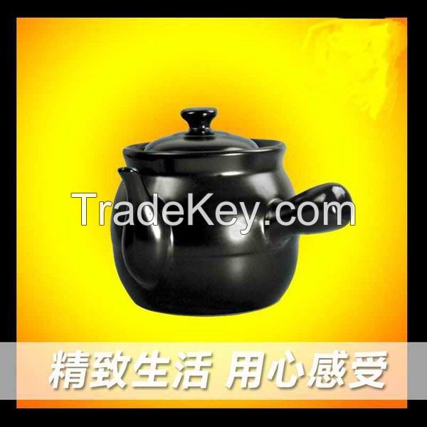 Ceramic Cylinder Shaped Soup Pot