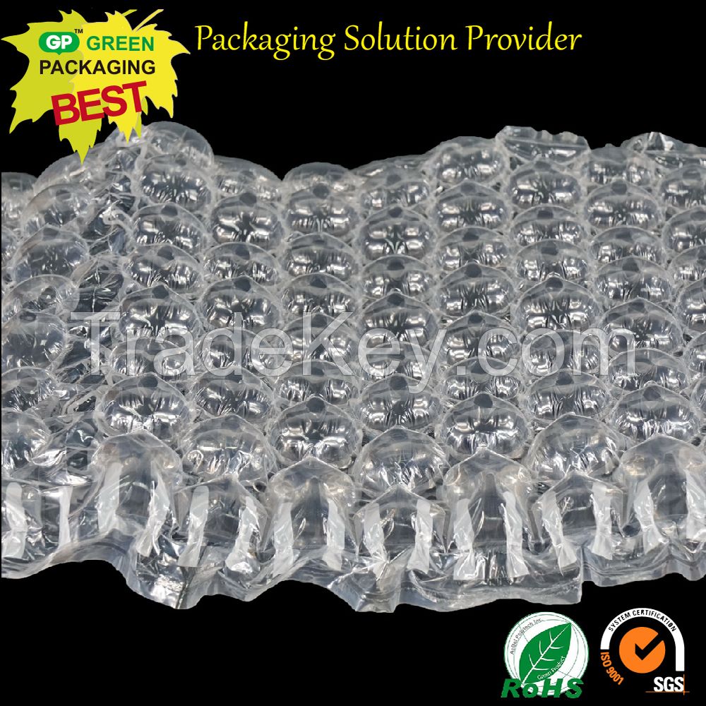 Double sided shock resistant air bag transport protective air inflatable bubble cushion roll wrap bag packaging/air filled bags