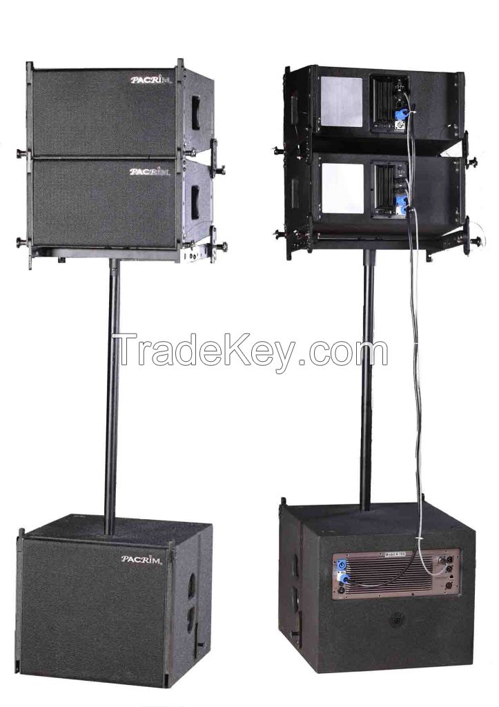 LA2 active three way line array system 