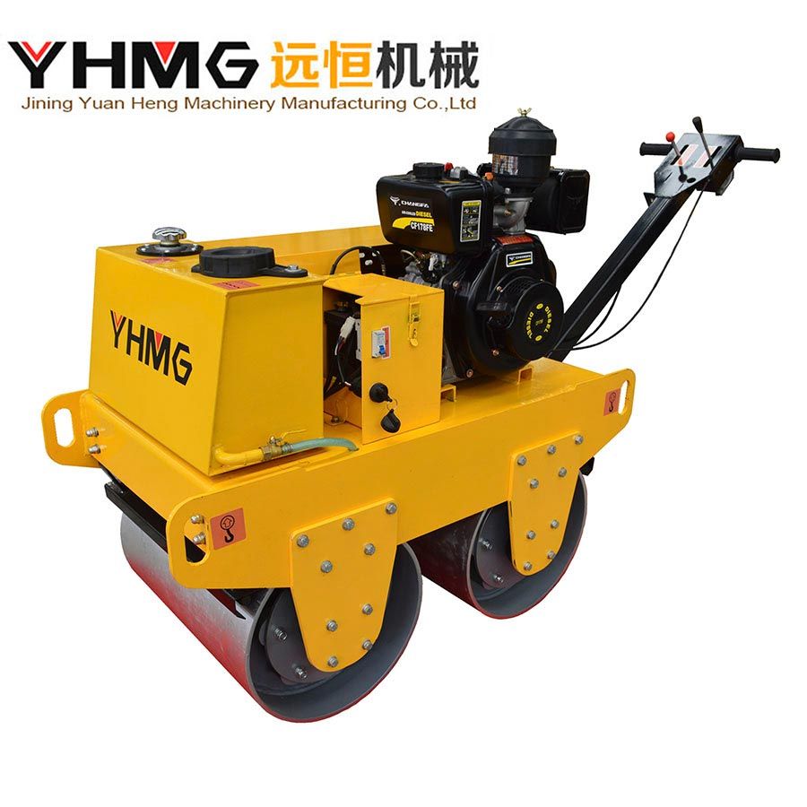 Self Walking Double Drum Vibratory Diesel Road Roller