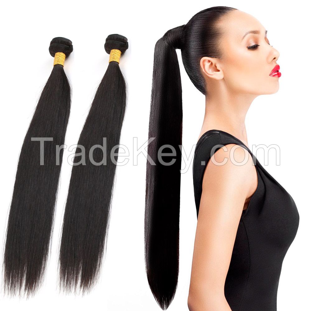 2016 Factory wholesale no tangle no shedding 8A geade human hair weft