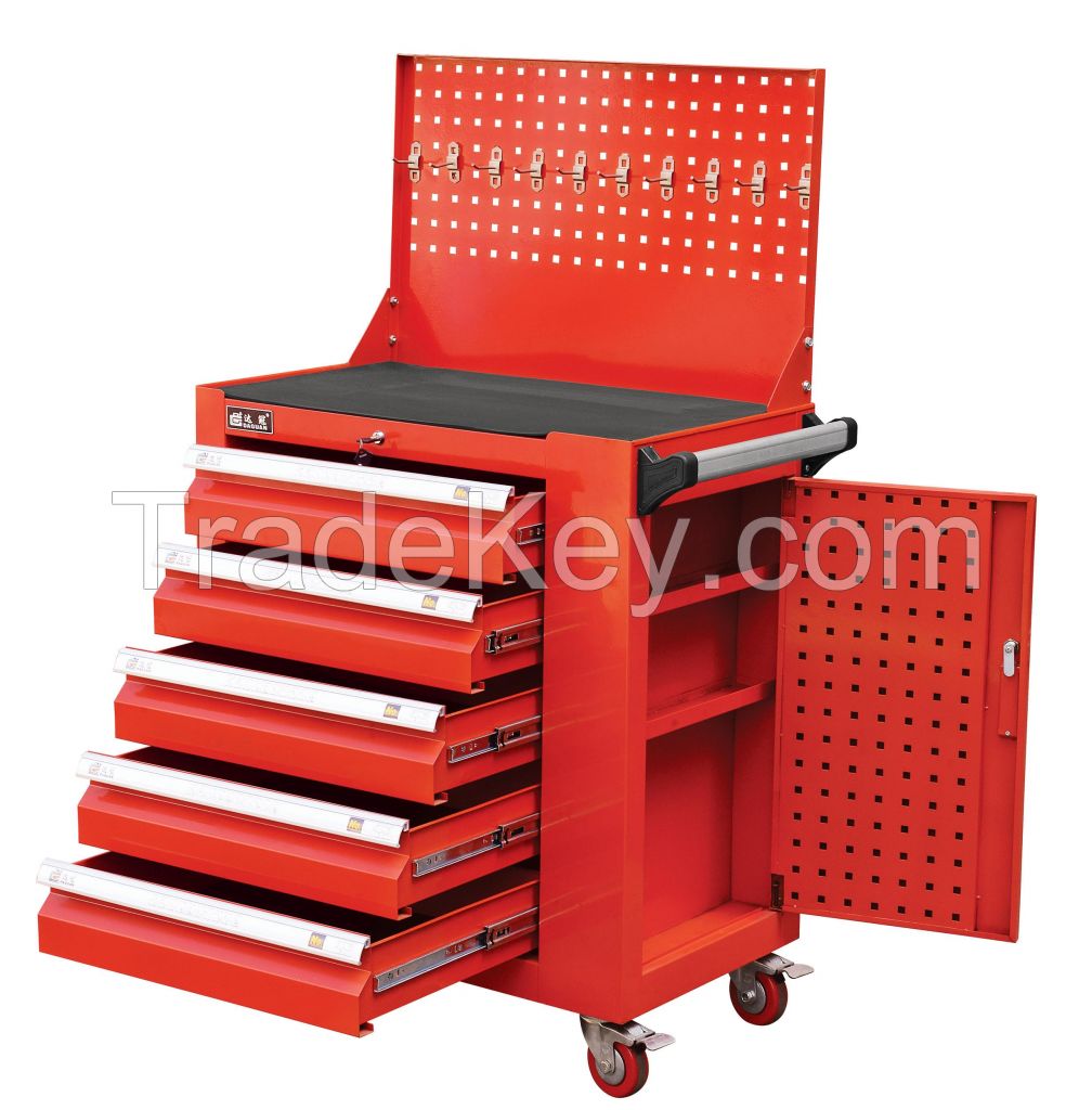 Multifunctional five drawer tool vehicle