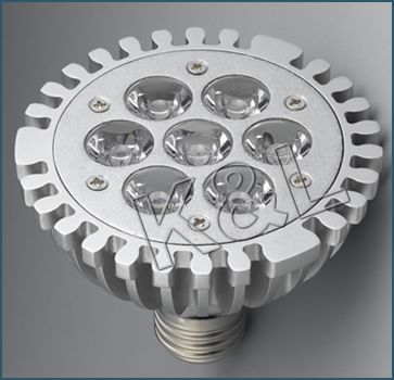 High power LED lamp 7*1W-PAR30-E26/E27