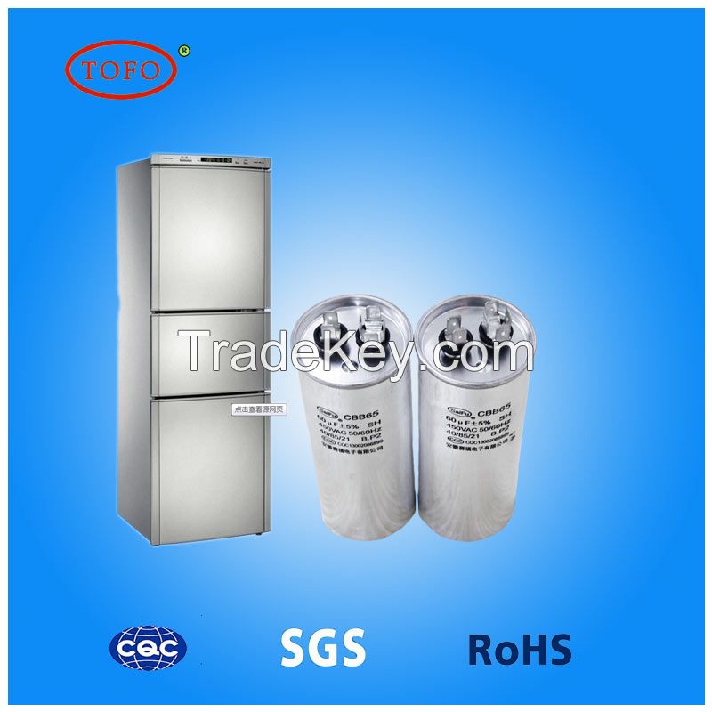 start facon capacitor CBB65 ac motor capacitor