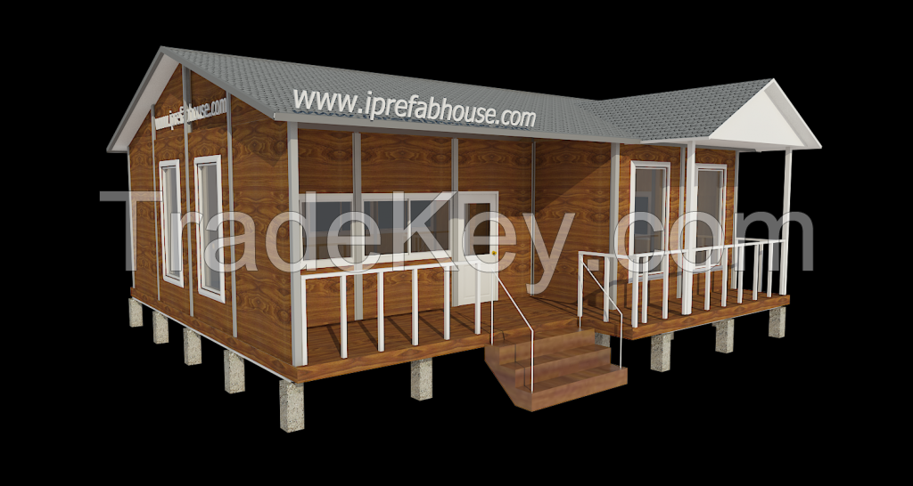 sustainable single floor pre-constructed modular restaurant,4 rooms ,1 stories