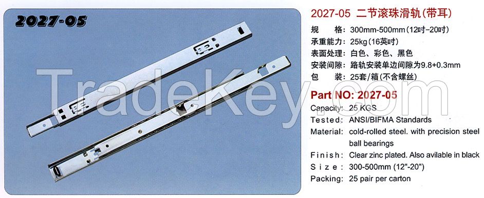 runner/slide rail/hinge/drawer slides/Bearings